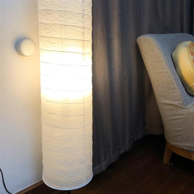 Paper floor lamp