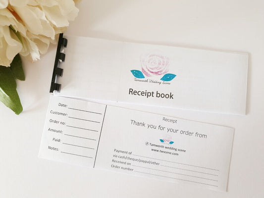 Personalised Receipt Book