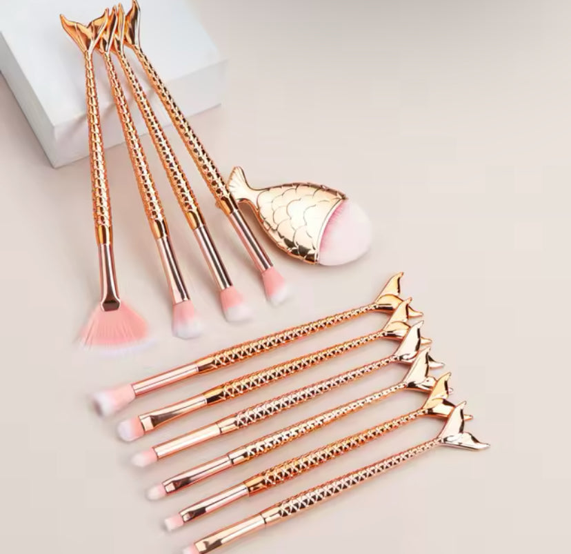 11pc Make Up Brushes