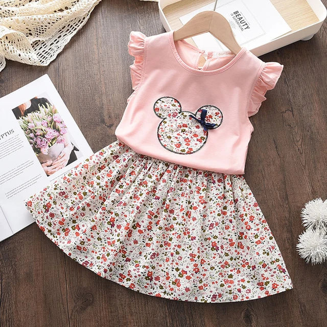 Girls top and skirt set