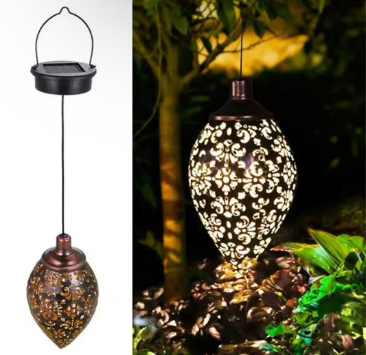 Outdoor Water Drop Shaped Solar Projection Light