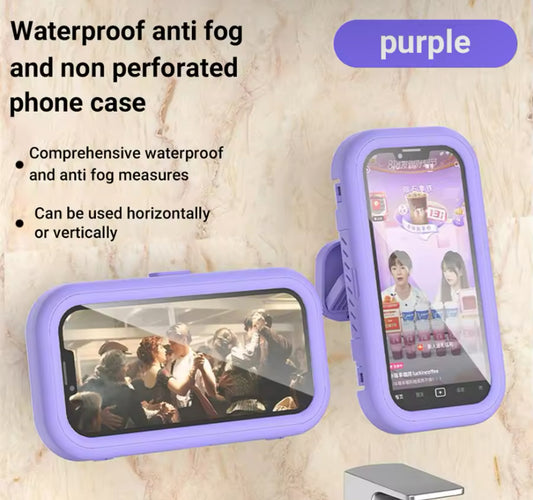 Waterproof Shower Phone Holder Rotation