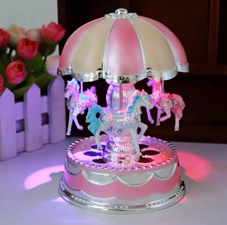 LED Classical Musical Box Mini Carousel