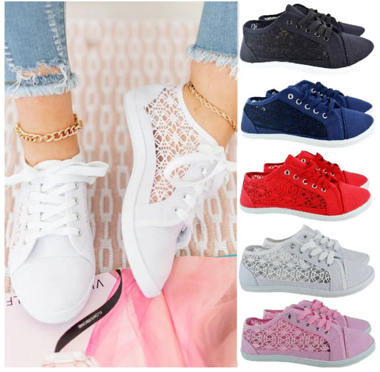 CANVAS SNEAKERS PUMPS