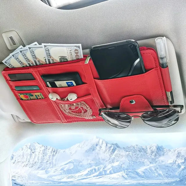 Sun visor organiser