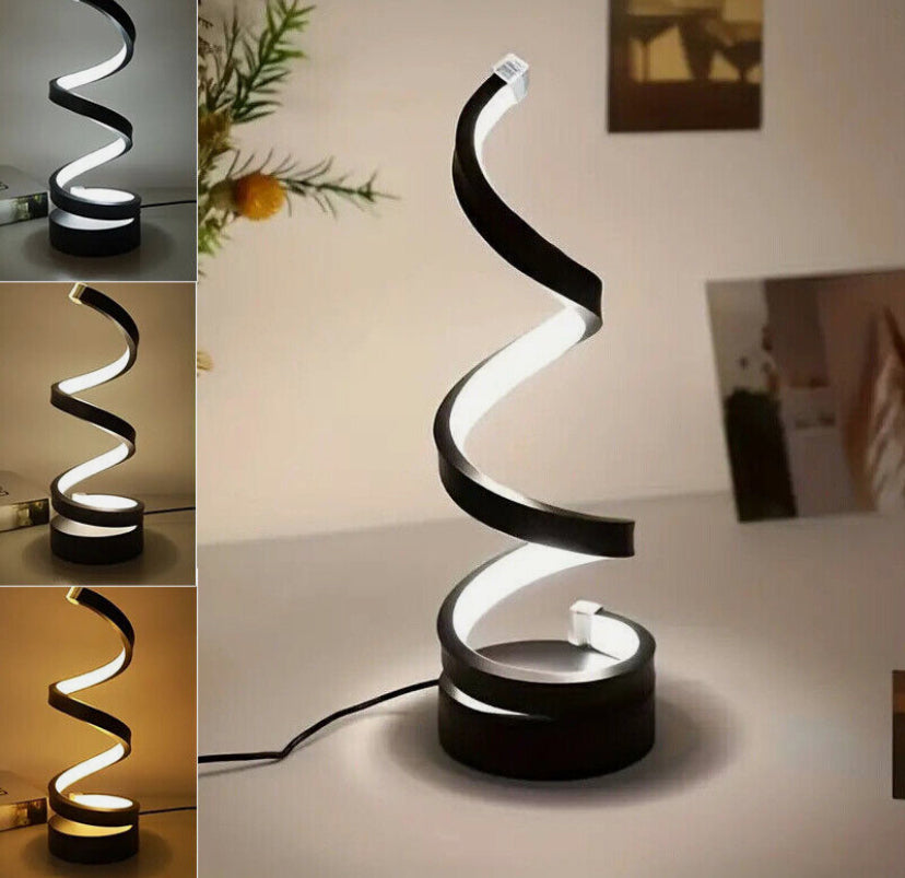 Modern Spiral Table Lamp