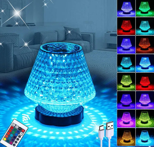 LED Crystal Table Lamp