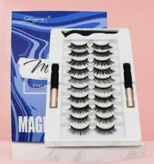 10 Pairs Waterproof Magnetic Lashes