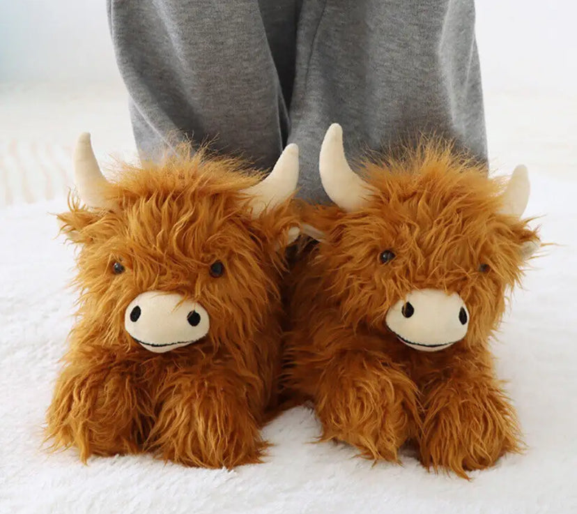 Cow Slippers