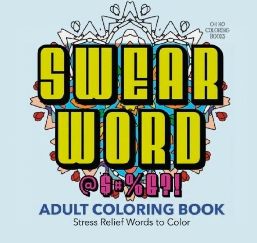 Adult Colouring Books Swear Word