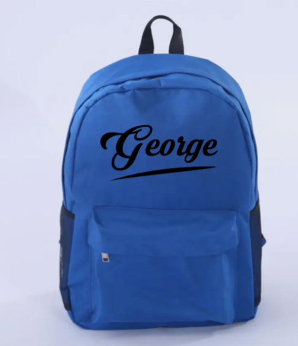 Personalised School Backpack