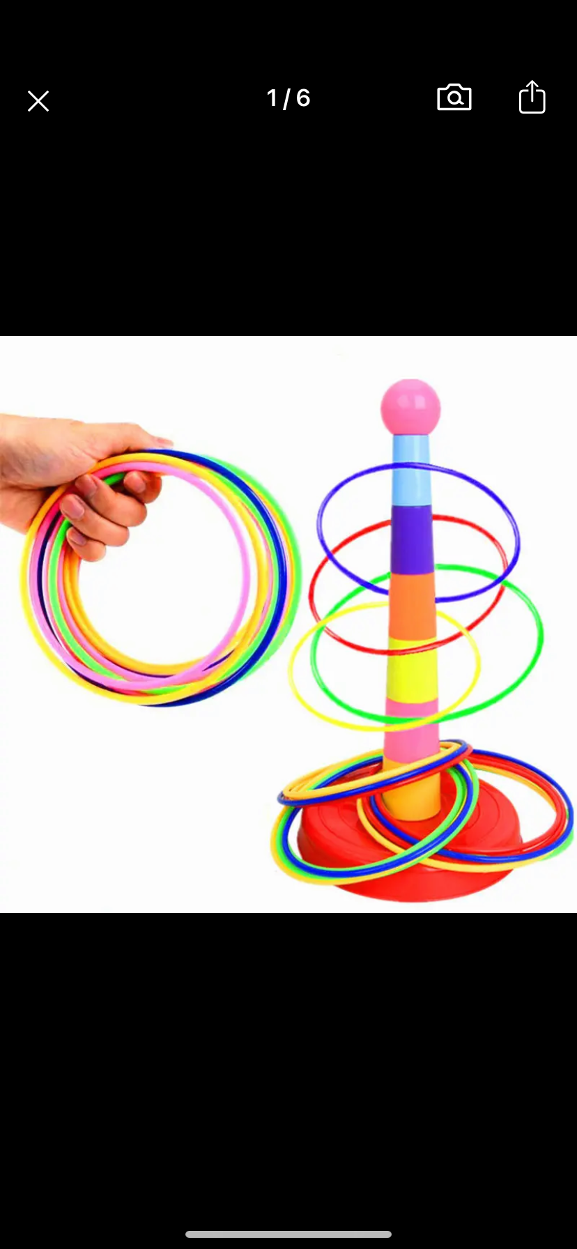 Stacking Layers & Throwing Rings Circle Game