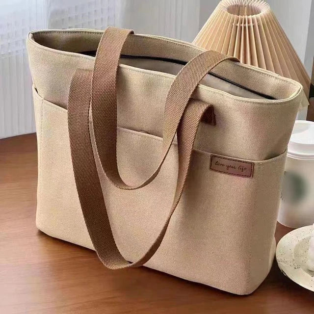 Ladies canvas handbag