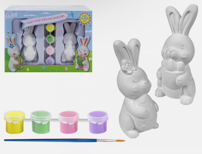 Paint Your Own Easter Bunny Set Of 2