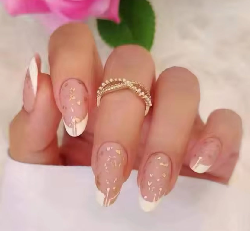 24pc Press On False Nails