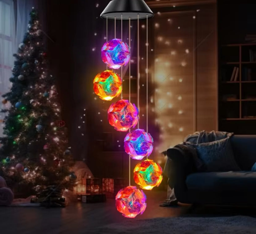 Ball Flower Wind Chime Light