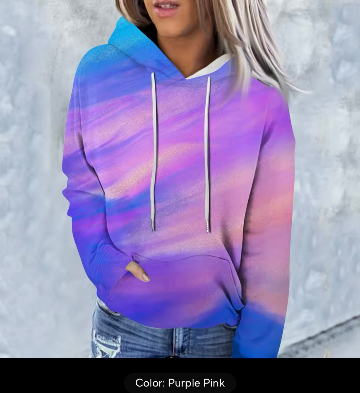 Rainbow tie  dye hoody