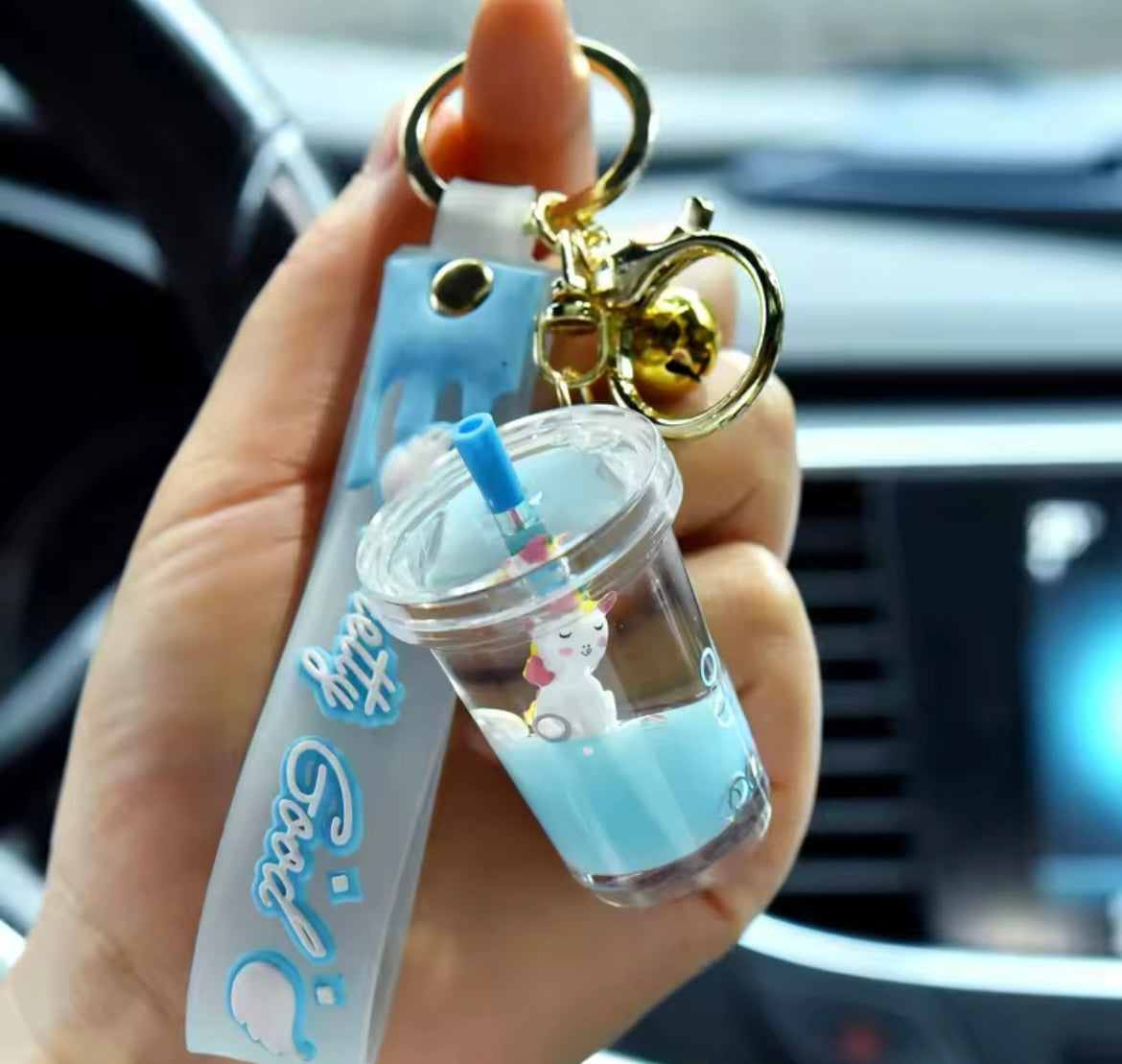 Unicorn keyring