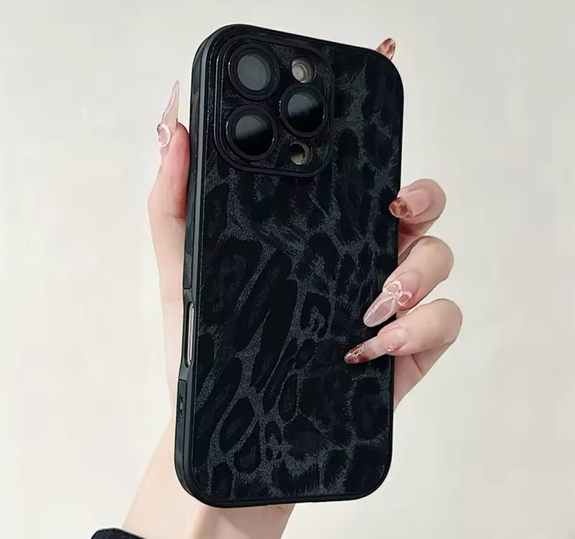 Leopard print phone case