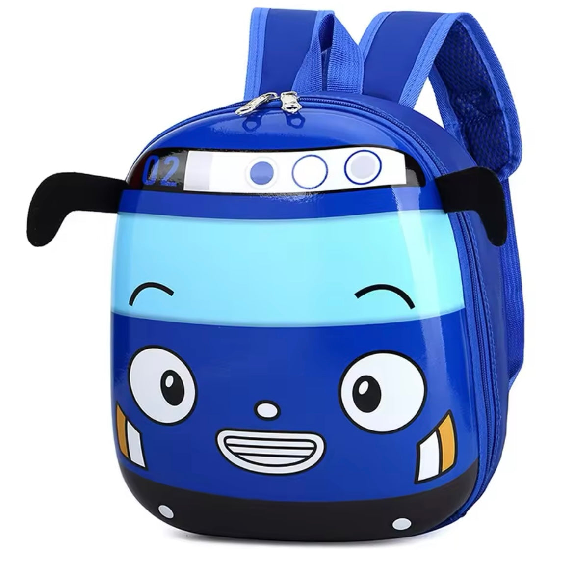 Cute 3D Cartoon Bus Kindergarten Children School Bag Backpack