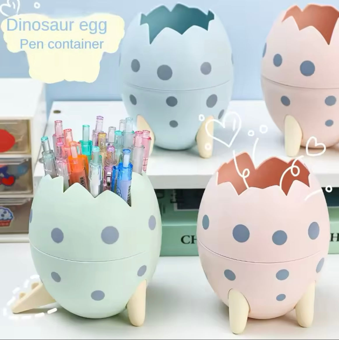 Dino egg stationary holder