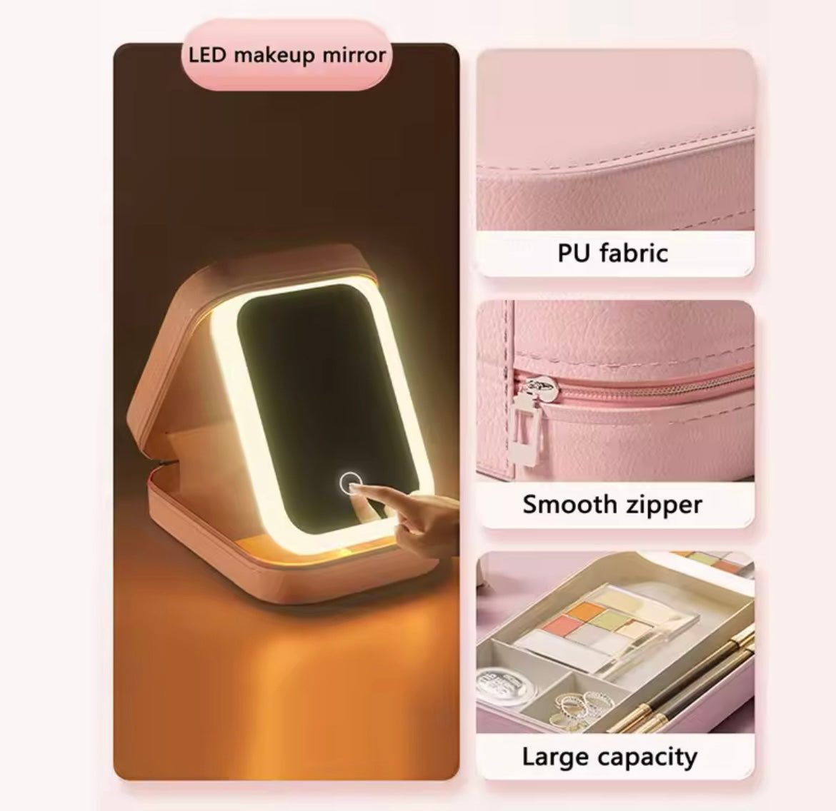 LED Makeup Bag