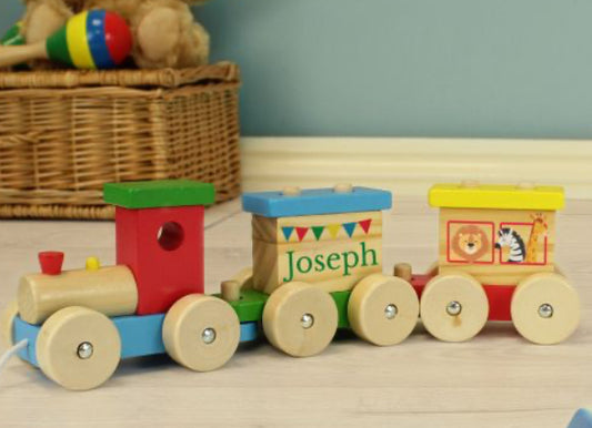 Personalised Circus Toy Train