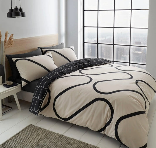 Linear Curve Duvet Cover Set