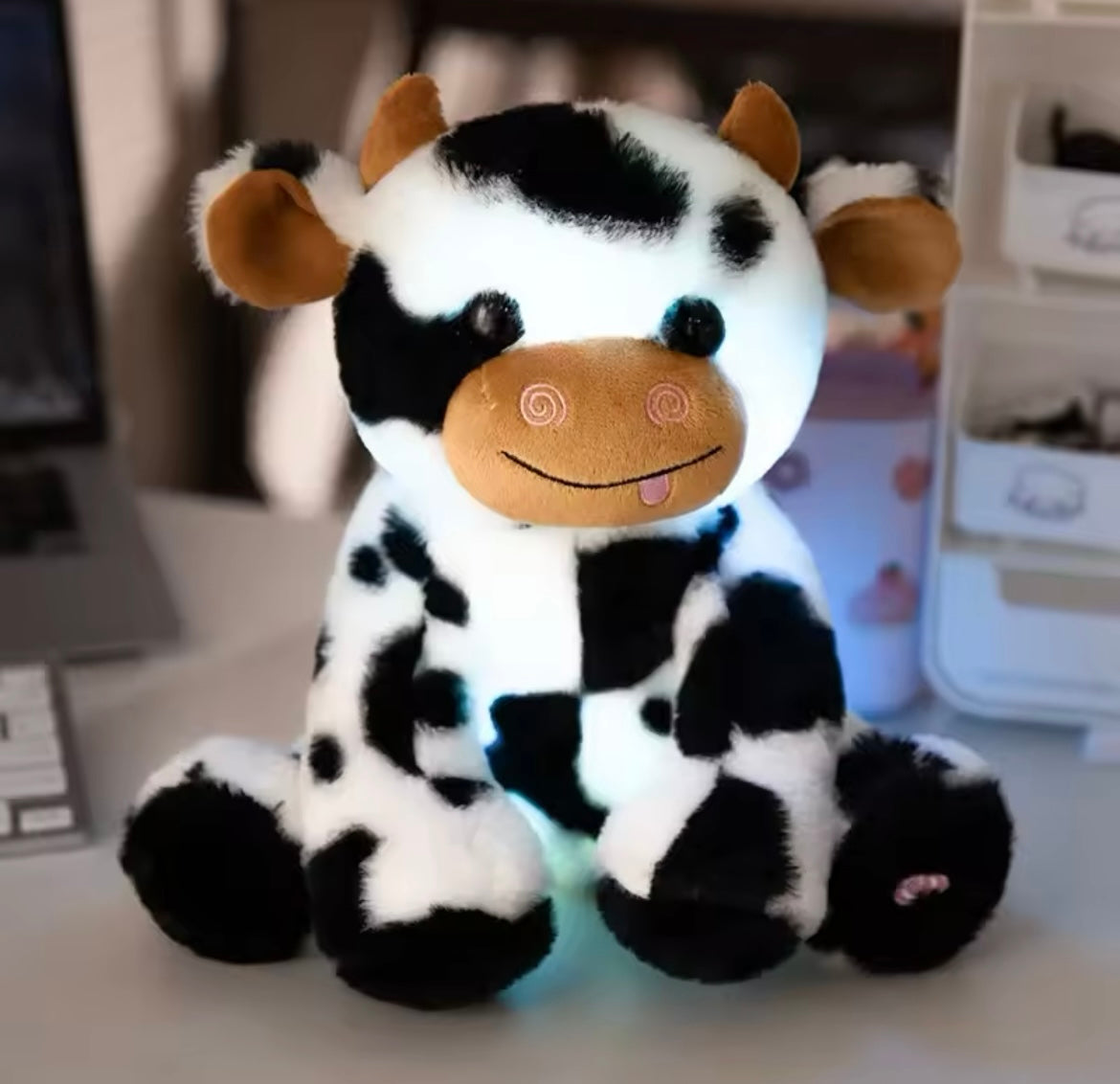 Glowing cow