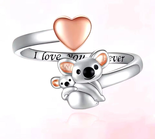 Koala open adjustable ring