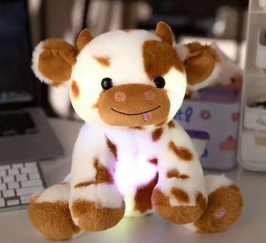 Glowing cow