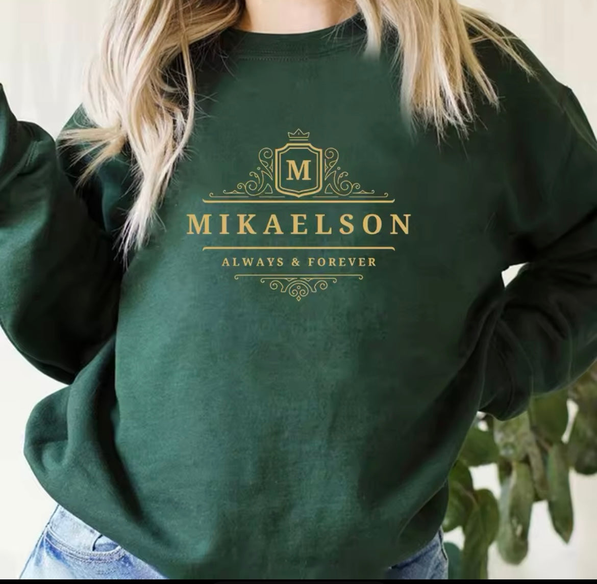 M sweatshirt