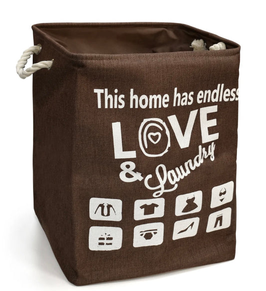 Love Brown Laundry Bag