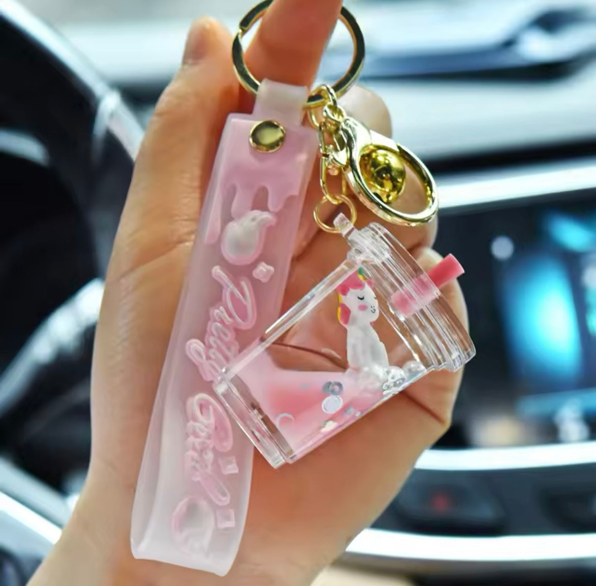 Unicorn keyring