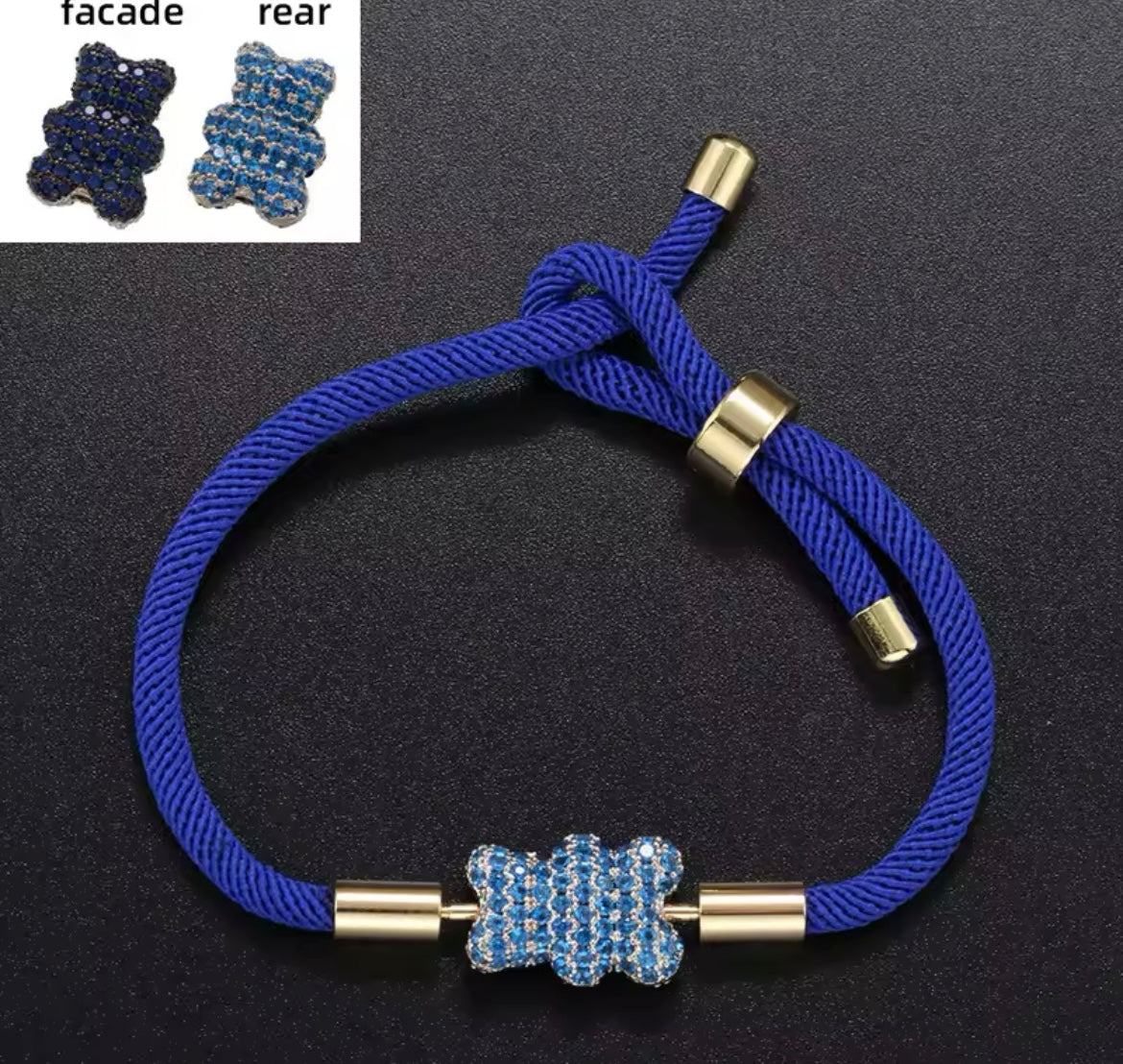 Bear braided  bracelet