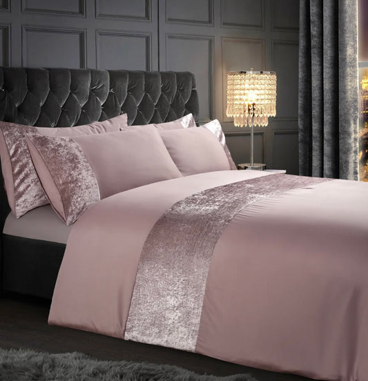 Blush Pink Duvet Cover & Pillowcase Set