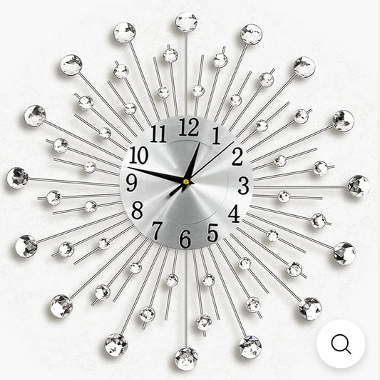 Diamante Beaded Wall Clock