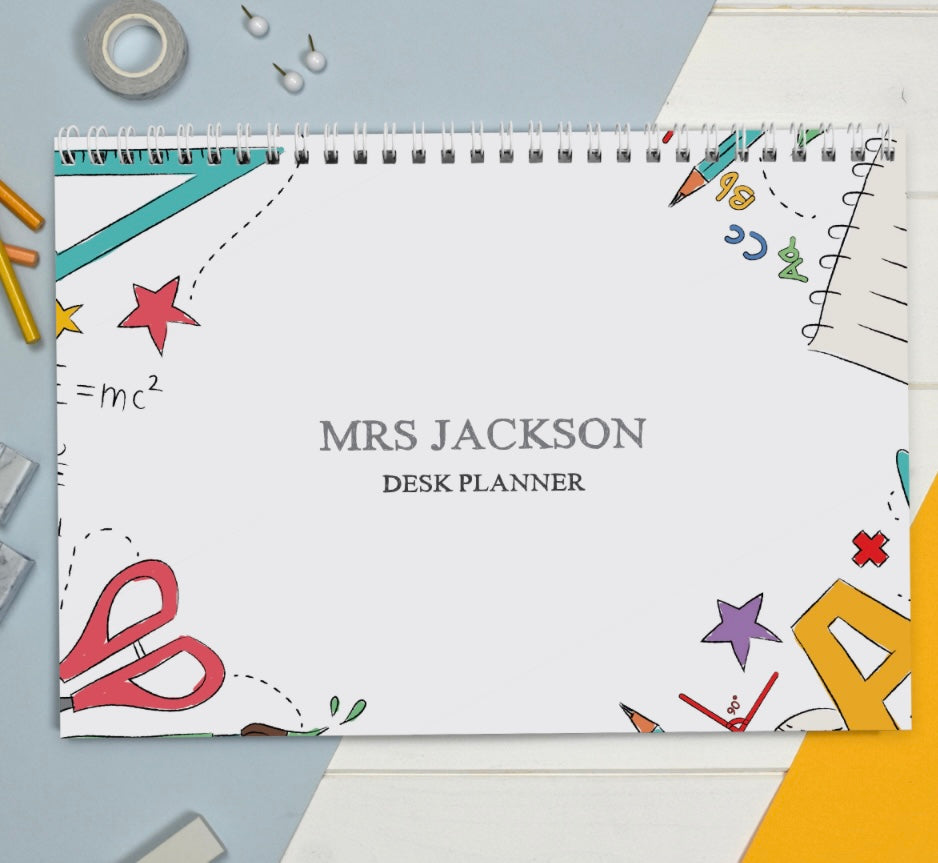 Teacher A4 Desk Planner