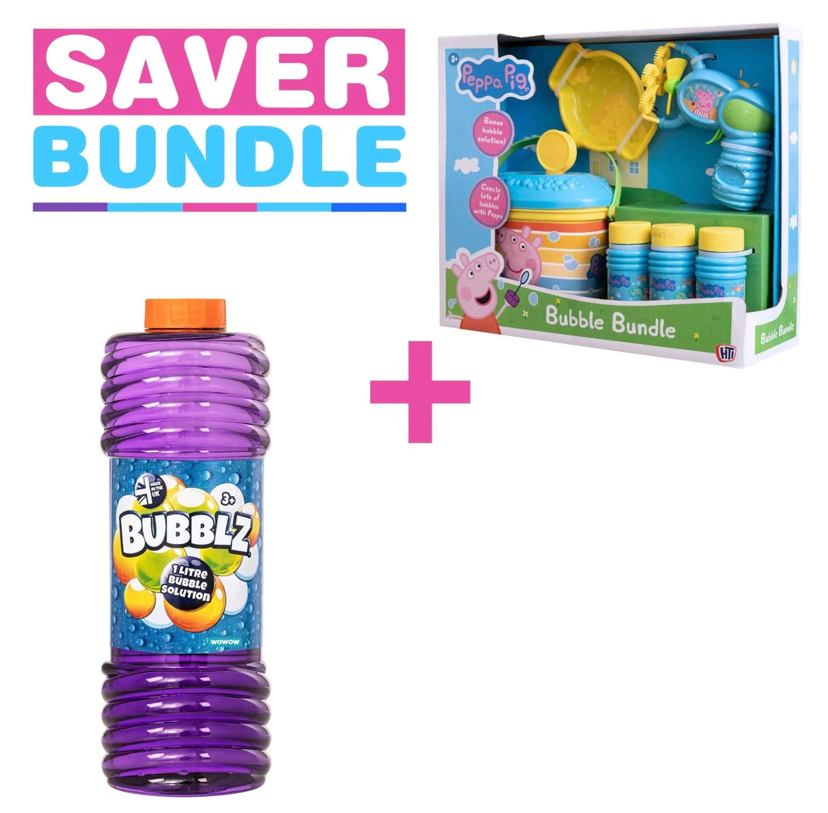 Bubble Bundle + Bubblz 1Ltr. Bubble Solution Bundle