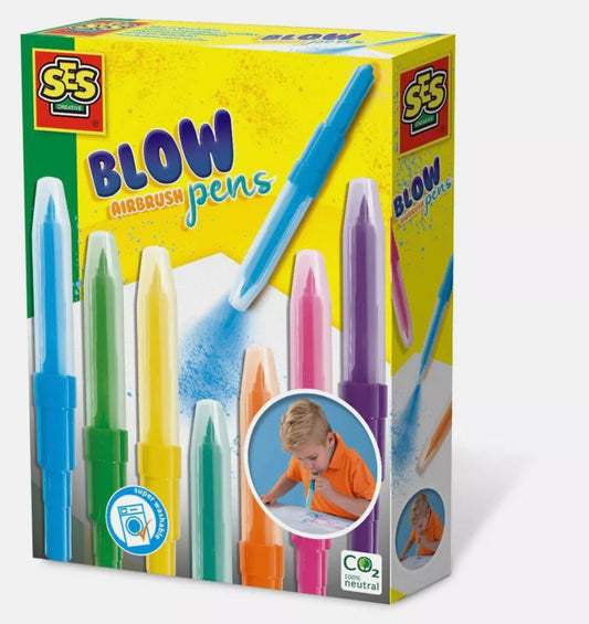 Children's Blow Airbrush Pens, Five Years and Above