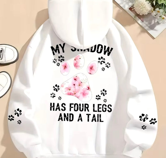 Paw print hoody