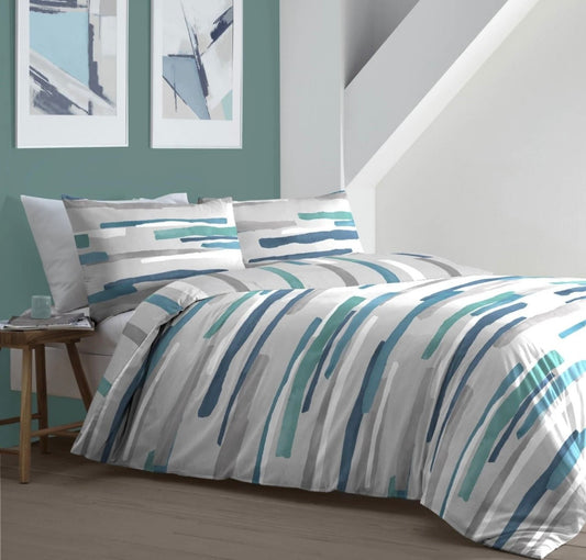 Clifton Teal Duvet Cover Set