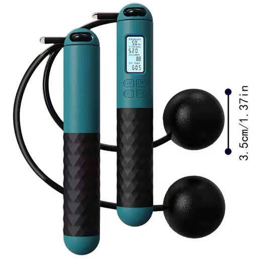 Cordless weighted jump rope