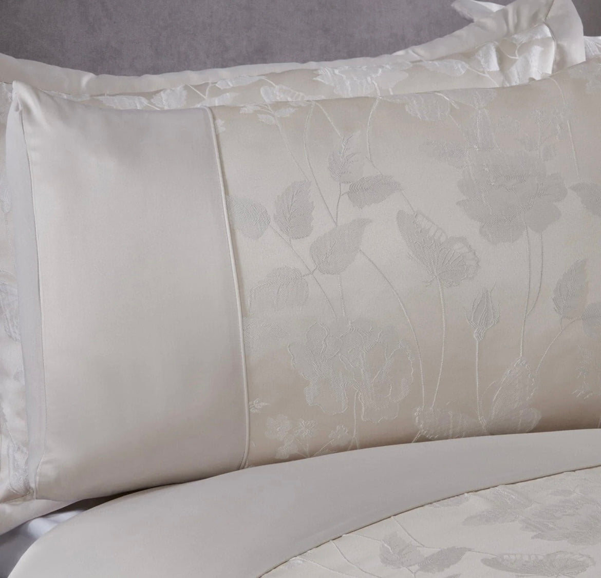 Butterfly Meadow Jacquard Cream Duvet Cover Set