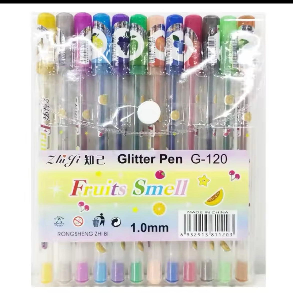 12Pcs/set Scented Glitter Colors Gel Pens