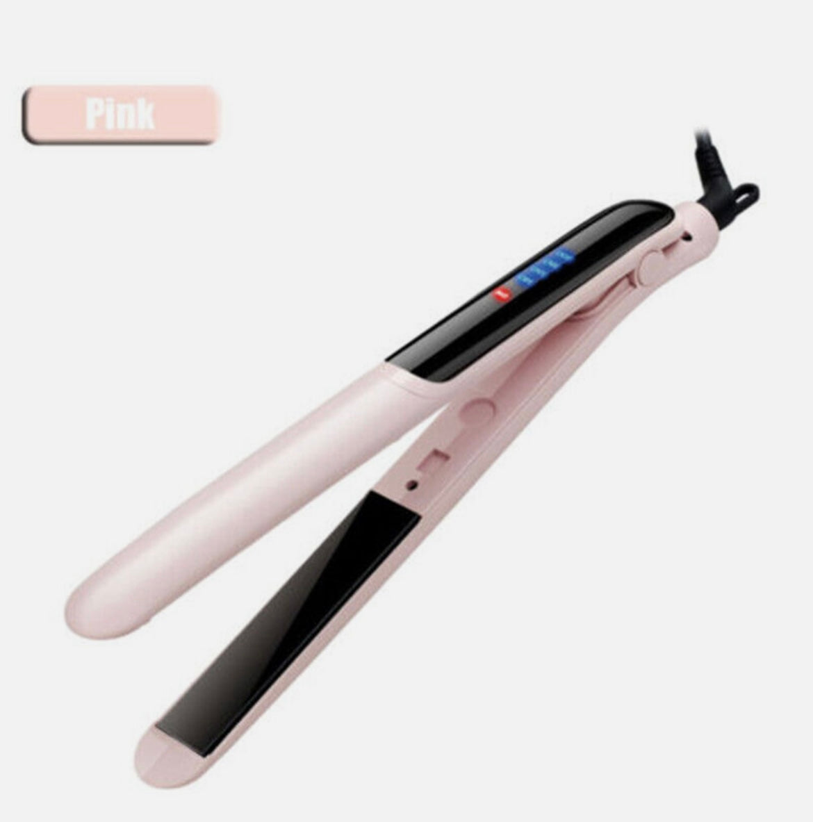 2 in 1 Hair Straighteners Ceramic Plates Straightener Curler Salon Hair Styler