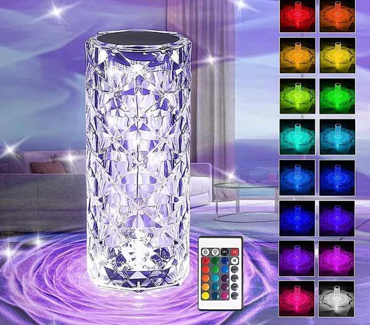 LED Crystal Table Lamp