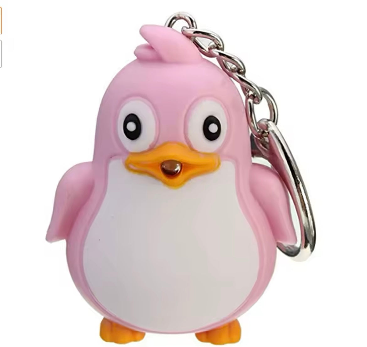 Penguin light keychain