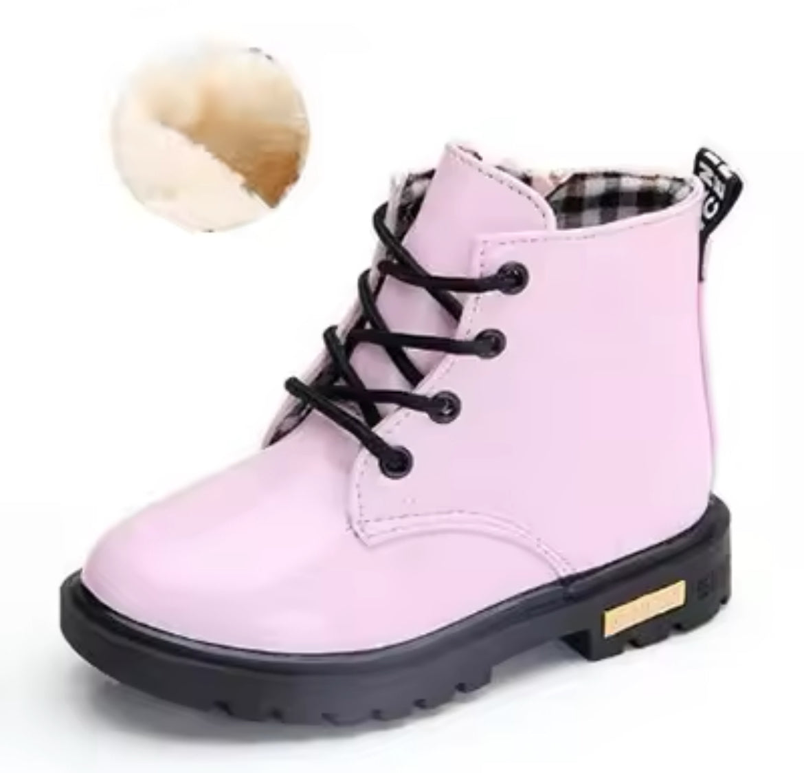 Kids fluffy lined boots