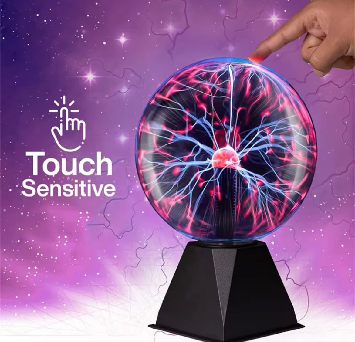 3inch Novelty Magic Glass Plasma Ball Home Decoration Lighting